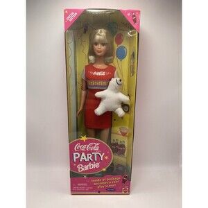 Vintage Barbie Doll 1998 Special Edition Coca-Cola Party  Mattel New In Box